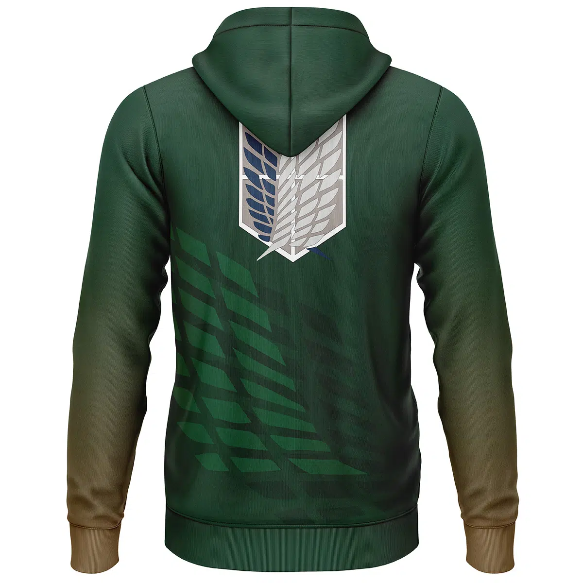Survey Corps Attack on Titan Lightweight Hoodie BACK mockup - Attack On Titan EU Store