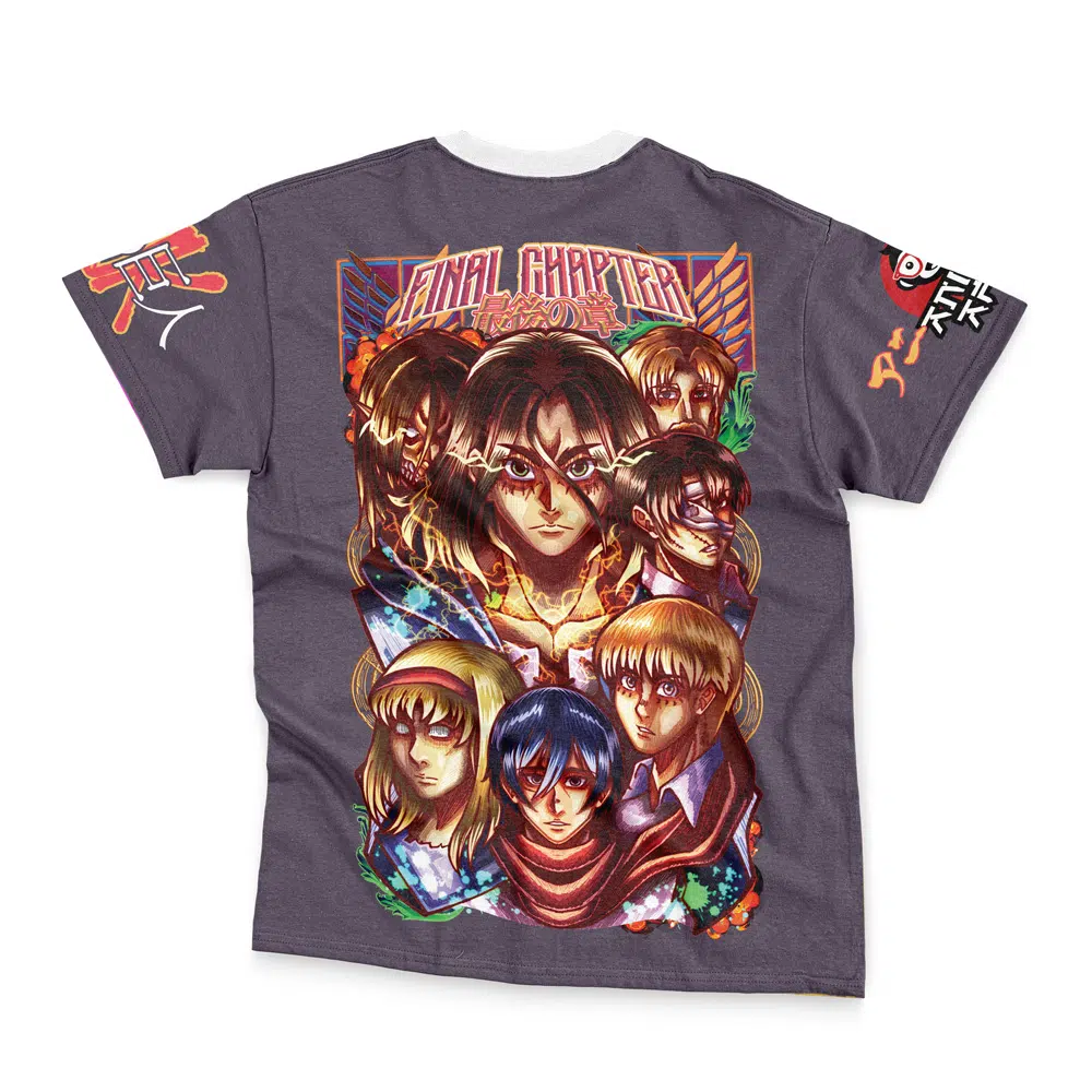 final Streetwear T Shirt Back wrinkly - Attack On Titan EU Store