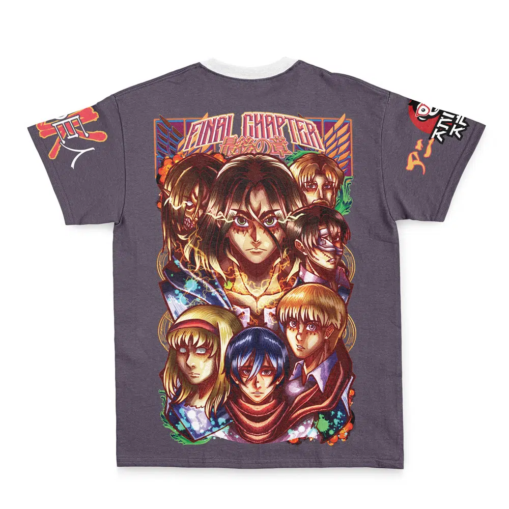final Streetwear T Shirt Back - Attack On Titan EU Store