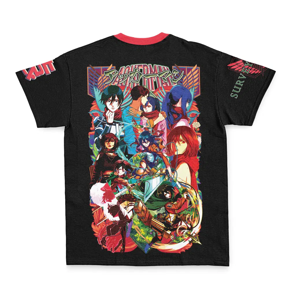mikasa Streetwear T Shirt Back - Attack On Titan EU Store